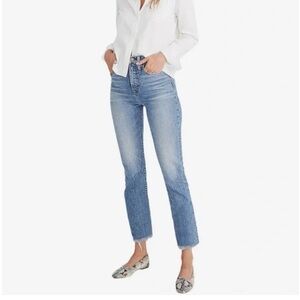 Madewell The Perfect Vintage Jeans 26- frayed hem